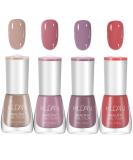 TBeautfave Nail Polish Set Nude Nail Varnish Sets Quick Dry & Long Lasting Red Purple Nail Polish Water Based Natural Nail Varnish Sets for Women DIY Nail Art - No Need Cure 02Nude - Buy Online on SooperMarket.com
