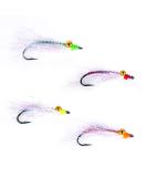 Goture Fly Fishing Flies Trout Nymph Streamer Minnow Shrimp Lure 4pcs 12#hook - Buy Online on SooperMarket.com