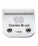 #10 Blade Dog Grooming Replacement Blade Compatible with Andis Clippers Carbon Infused Steel Detachable Ceramic Sharp Edge Also Compatible with Wahl/Oster Dog Clippers 10# 1.5mm - Buy Online on SooperMarket.com