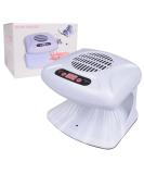 Air Nail Dryer with Automatic Sensor, 300W Timing Air Nail Fan Blow Dryer for Both Hands and Feet, Warm & Cool Wind Blower Dryer for Regular Nail Polish, Home and Salon Use No Harmful (Light Blue) - Buy Online on SooperMarket.com