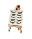 Okdeals 5 Pairs Japanese Style 3D Fluffy Spiky Eyelashes - Little Devil Cosplay Anime Lashes for Natural Beauty Look - Buy Online on SooperMarket.com