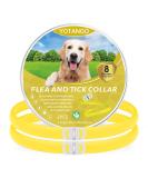 YOTANGO Dog Collar Repellent 2-Pack Dog Collar Repellency Slow Release Pleasant Aroma Waterproof - Yellow - Buy Online on SooperMarket.com