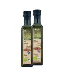 manako ORGANIC linseed oil human cold-pressed and 100% pure 2 x 250 ml glass bottles - Buy Online on SooperMarket.com