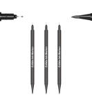 3pcs Black Food Coloring Markers, Double Sided with Ultra Fine Tip(0.5mm) Edible Pen, Food Grade Gourmet Writer for Decorating,Painting,Drawing, Baking,Fondant,Cake,Cookie,Frosting by Edibleink - Buy Online on SooperMarket.com