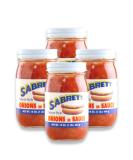 Sabrett Pushcart Style Onions in Sauce 16 oz - Pack of 4 Jars - Buy Online on SooperMarket.com