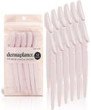 Kitsch dermaplaning tool facial razor for women eyebrow razors & facial razors for women face hair removal for women dermaplane razor for women face 12 pieces (black) blush - Buy Online on SooperMarket.com