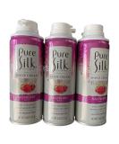 Pure Silk Moisturizing Shave Cream for Women, Raspberry Mist with Aloe, 5 fl oz 142g (3 Pack) - Buy Online on SooperMarket.com