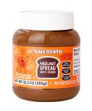 Nucolato Hazelnut Spread | Diabetic & Keto Friendly Snack | Gluten Free, Low Carb, Healthy Option - 12.3 OZ - Buy Online on SooperMarket.com