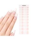 French Semi Cured Gel Nails Strips 20 Stickers Nail Wraps Soft Self-Adhesive Gel Nail Stickers Salon-Quality Gel Nail Strips for Nails French Tip Manicure UV/LED Lamp Required (French-265) - Buy Online on SooperMarket.com