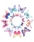 Rubywoo & Chili 18 pieces of butterfly hair clips women girl children hair clips set 3d butterfly hair clip headdress for bride wedding accessory - Buy Online on SooperMarket.com