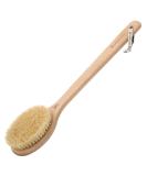 Hydr a London body/bathing brush with a long handle.FSC -certified beech wood.Natural cactus bristles ideal for dry brushes for a peeling to remove dead skin cellulite and to support the lymphatic drainage. - Buy Online on SooperMarket.com