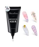 MelodySusie 4 in 1 Rhinestone Nail Glue - 30g Super Strong Gel for Nail Charms & Art | UV/LED Cured 3D Nail Decor - Buy Online on SooperMarket.com