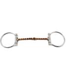 Horse Stainless Steel Copper Twisted Wire D-Ring Snaffle Bit 35311v - 4-1/2 Mouth - Buy Online on SooperMarket.com
