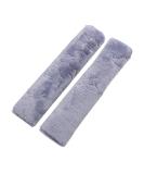 Suntrade Soft Lambskin Seat Belt Covers Safety Shoulder Pads for Adults & Kids Gray Car Accessories - Buy Online on SooperMarket.com