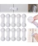NORSON-NADISHA 10PCS Child Safety Cupboard Locks - Adhesive Locks for Cabinets, Drawers, Fridge, and More - Buy Online on SooperMarket.com