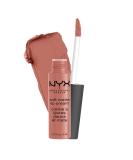 NYX Soft Matte Lip Cream - San Francisco (Peachy Brown Nude) 0.27 Fl Oz - Buy Online on SooperMarket.com
