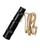 Schecker buffalo horn whistle with leather strap with whistle tone and trill tone double tone whistle - Buy Online on SooperMarket.com