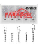 Paradox Fishing Triple Vertebrae Sets - 45 Piece Fishing Accessories (#20 to #10) for Optimal Angling - Buy Online on SooperMarket.com