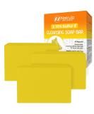 All Natural 10% Sulfur Soap Bar for Acne & Oily Skin - Lemongrass & Tea Tree Facial Cleanser with Vitamin E - Made in USA (4 oz) - Buy Online on SooperMarket.com