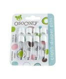 OsoCozy Diaper Pins - White - Sturdy, Stainless Steel Diaper Pins with Safe Locking Closures - Use for Special Events, Crafts or Colorful Laundry Pins , 8 Count (Pack of 1) - Buy Online on SooperMarket.com