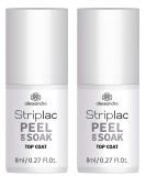 Alessandro Striplac Peel or Soak Top Coat 2 Pack - LED Glossy Finish & 3 Weeks Protection (2 x 8ml) - Buy Online on SooperMarket.com