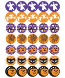 35 x Pre Cut Halloween Cake Cupcake Toppers/Decorations Edible Wafer Paper - Buy Online on SooperMarket.com