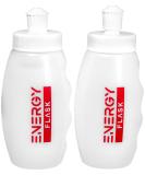 (2 Pack) 110ml Small Semi-Rigid Refillable Gu Flask for Sports Nutrition - Cycling, Running, Triathlons, Marathons - Buy Online on SooperMarket.com