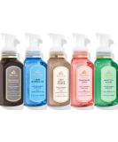 Bath and Body Works Gentle Foaming Hand Soap Kitchen Basics Pack of 5 - Cozy Vanilla, Almond Crisp, Morning Air, Mahogany Teakwood, Champagne Toast - Buy Online on SooperMarket.com