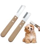 Professional Trimmeters Set for Dogs & Cats - Stainless Steel Fine & Medium Tooth Care Kit - Buy Online on SooperMarket.com