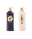 Daeng Gi Meo Ri - Ki Gold - Premium Shampoo + Treatment Set for Hair Loss, Thin Hair, Gray Hair Prevention and Treatment, Medicinal Herbal Shampoo, All Natural, Korea's No. 1 Hair Brand - Buy Online on SooperMarket.com