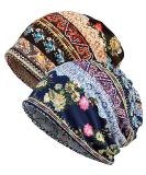XYIYI Womens Chemo Headwear Hats Cotton Slouchy Beanie Cap Scarf Multicolor - Buy Online on SooperMarket.com