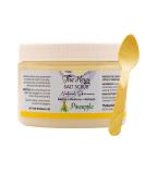 The Keys Salt Scrub  Exfoliating Sea Salt Body Skin Scrub  foot scrub  hand scrub for men  women  bikini exfoliating  Made with Pure Florida Sea Salt Organic Essential  Pineapple (wooden spoon  12 oz) - Buy Online on SooperMarket.com