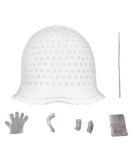 Roinaaid Highlighting Hood for Hair Dye | Reusable High-Gloss Streak Hood Set - Perfect for DIY Coloring & Styling - Buy Online on SooperMarket.com