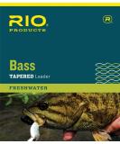 Rio Bass Leader, 9ft (0.012in) 3 Pack Fly Fishing Leaders, 10lb Test, Clear Color - Buy Online on SooperMarket.com