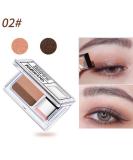 Lazy Eyeshadow Two-Tone Glitter Palette | Waterproof & Long Lasting | Easy Makeup Set with Brush - Buy Online on SooperMarket.com