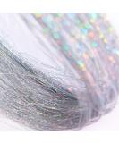 Hair Tinsel Extensions 200 Strands with Tools Sparkling Shiny Hair Tinsel Kit Heat Resistant Glitter Tinsel Hair Extensions for Women Girls 48 Inch 200 strands silver - Buy Online on SooperMarket.com