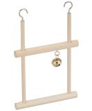 Trixie Wood Swinging Trapeze with Two Bells Brown 0.1KG 12 x 20 cm - Buy Online on SooperMarket.com