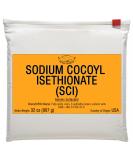 Sodium Cocoyl Isethionate (SCI) Powder 32 oz - Anionic Foaming Surfactant for DIY Solid Shampoo Bars, Bath Bombs, and More - Buy Online on SooperMarket.com