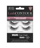 Ardell Lash Contour 371 Outer Volume Dramatic Eye-Elongating Effect + DUO Line It Adhesive | 2 Pairs - Buy Online on SooperMarket.com