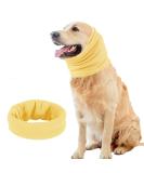 Pattepoint Dog Snood - Noise Protection & Anxiety Relief Ear Muffs for Dogs - Yellow, Medium - Buy Online on SooperMarket.com