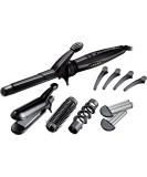 Remington S8670 Multi-Style Reversible Styling Plates 19mm Curling Tong Round Brush Spiral Curling Attachment Clips - Black - Buy Online on SooperMarket.com