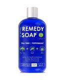 Remedy Soap Tea Tree Oil Body Wash | Helps Body Odor, Athlete's Foot, Jock Itch, Ringworm, Yeast Infections, Skin Irritations | Shower Gel for Women/Men | 100% Natural Tea Tree, Mint & Aloe Skin Cleanser (12 oz) 12 Fl Oz ( - Buy Online on SooperMarket.com