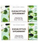 Bath and Body Works Eucalyptus Spearmint Bar Soap 2 Pack - Refreshing Scent - Buy Online on SooperMarket.com