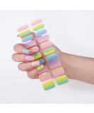 Semi Cured Gel Nail Strips Gel Nail Stickers - 20 Pcs Nail Stickers for Nail Art Soft Self-Adhesive Gel Nail Wraps Easy Apply & Remove for Salon-Quality Manicure Kit (UV/LED Lamp Required) (BSS-0364) - Buy Online on SooperMarket.com