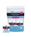 Epielle Makeup Remover Cleansing Towelettes - 15 Individual Wipes for Oil, Makeup & Waterproof Mascara Removal | Alcohol-Free, Paraben-Free, Cruelty-Free | Ideal for Travel & Gym - Buy Online on SooperMarket.com