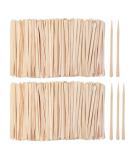 1200 Pack Wooden Waxing Sticks Wax Spatulas Sticks Small Wax Applicator Sticks Wood Craft Sticks Spatulas Applicator for Hair Eyebrow Nose Removal (Without Handle) Pointed handle - Buy Online on SooperMarket.com