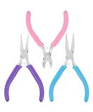 Jewelry Pliers  Shynek 3pcs Jewelry Making Pliers Tools with Needle Nose Pliers/Chain Nose Pliers  Round Nose Pliers and Wire Cutter for Jewelry Repair  Wire Wrapping  Crafts  Jewelry Making Supplies Rubber Handle - Buy Online on SooperMarket.com