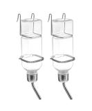 Balacoo 2 Pcs 180ml Guinea Pig Water Bottle No Drip Plastic Automatic Rabbit Water Feeder Hanging Fountains Pet Drinking Bottle with Hooks Springs for Amall Animals Transparent - Buy Online on SooperMarket.com