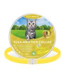 YOTANGO Cat Collar Repellent 1 Pack Cat Collar-Built-in Pant-Based Formula Strong Repellency Slow Release Pleasant Aroma Waterproof (Yellow) - Buy Online on SooperMarket.com