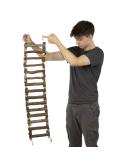 HappyBird Natural Parrot Ladder | 110x20cm Bird Ladder for Parrots | Eco-Friendly Bird Perch | Durable Natural Branch Design - Buy Online on SooperMarket.com